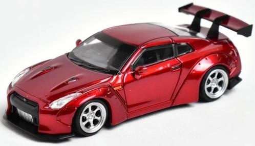 Nissan GTR35 roodmetallic, Hobby en Vrije tijd, Modelauto's | 1:87, Zo goed als nieuw, Auto, Overige merken, Ophalen of Verzenden