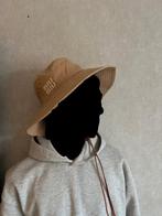 New wide-brim bucket hat with chin strap, beige, Kleding | Dames, Hoeden en Petten, Ophalen of Verzenden, Nieuw, One size fits all