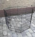 Hek ren omheining hond puppy - zwart - 90cm hoog 480cm lang, Ophalen, Gebruikt
