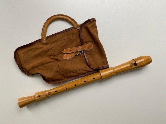 Aura Alt blokfluit dubbelboring, Muziek en Instrumenten, Blaasinstrumenten | Blokfluiten, Gebruikt, Alt, Met koffer, hoes of etui