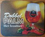 Bierviltje Dobbel Palm 5, Verzenden, Zo goed als nieuw, Viltje(s), Palm