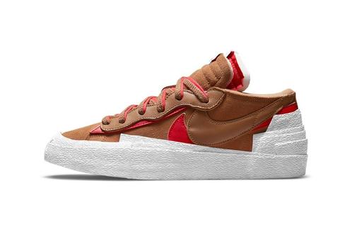 Nike Blazer Sacai Britsh Tan US8 (Maat 41) Bruin, Kleding | Heren, Schoenen, Nieuw, Sneakers of Gympen, Bruin, Ophalen of Verzenden