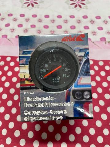 Alpina 52mm toerenteller bmw ford opel vw 4 6 8 cyl beschikbaar voor biedingen