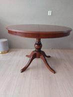 Noten ronde eettafel uitschuifbaar, Ophalen