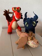 3 erg mooie originele knuffels van Drakenrijders, Ophalen of Verzenden, Zo goed als nieuw, Overige typen