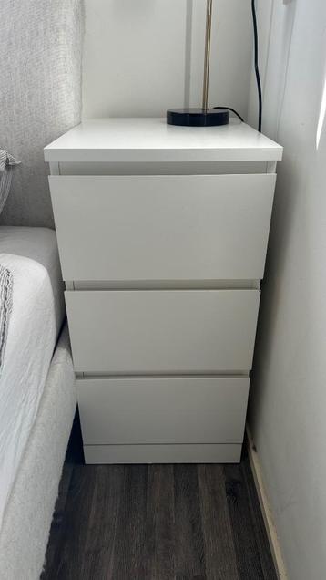 IKEA MALM ladekast – 3 lades – wit – 40x78 cm beschikbaar voor biedingen