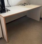 Witte stevige werktafel bureau 162x 82 x 72 h, Ophalen, Gebruikt