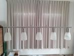 Hanglamp met 5 lichtpunten., Strak, modern., Ophalen of Verzenden, Zo goed als nieuw, Glas