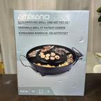 4-in-1 Koreaanse tafelgrill – BBQ, hotpot, fondue & fritu, Ophalen of Verzenden, Nieuw, 8 personen of meer