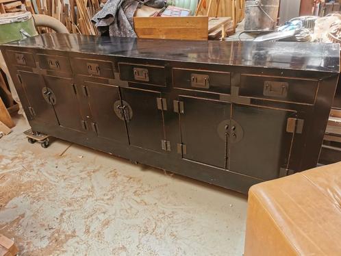 Chinese Kast / dressoir, Huis en Inrichting, Kasten | Dressoirs, Gebruikt, 200 cm of meer, 25 tot 50 cm, Met lade(s), Met deur(en)
