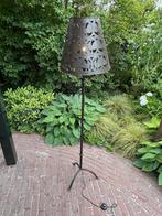 Landelijke staande lamp, Huis en Inrichting, Lampen | Vloerlampen, Ophalen, Gebruikt, Landelijk, Metaal