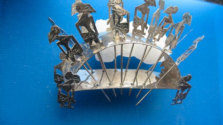 Djokja & Wajang cocktail prikkers (handgemaakt), Antiek en Kunst, Antiek | Bestek, Verzenden