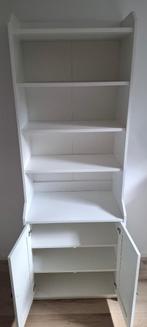 HAUGA hoge kast wit met 2 deuren - Ikea, Huis en Inrichting, Ophalen, 50 tot 100 cm, Zo goed als nieuw, 150 tot 200 cm