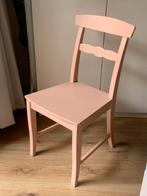 Stevige houten stoel. Ikea. Roze., Huis en Inrichting, Stoelen, Ophalen, Zo goed als nieuw, Overige kleuren, Eén