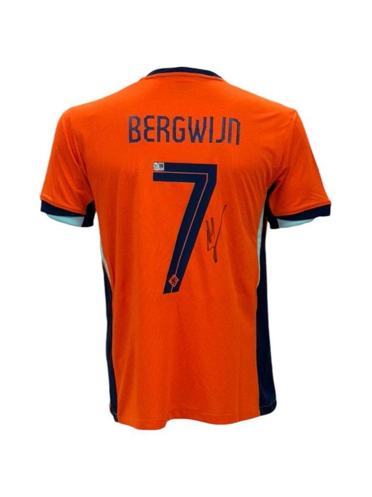Steven Bergwijn Nederland 24/25 gesigneerd thuis shirt, Verzamelen, Sportartikelen en Voetbal, Zo goed als nieuw, Shirt, Overige binnenlandse clubs