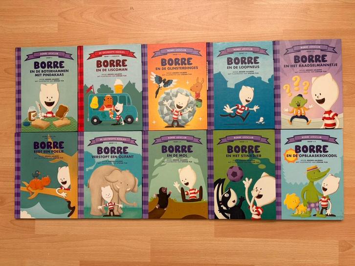 10 BORRE boekjes in nieuwstaat!, Boeken, Kinderboeken | Baby's en Peuters, Zo goed als nieuw, 3 tot 4 jaar, Ophalen of Verzenden
