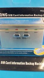 Simlong SIM Card Informatie Backup maken. Nieuw. 6C7, Tweedehands verkoop, Tweedehands verkoop, Gebruikt, Overige typen