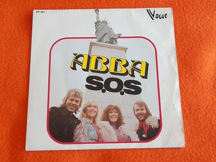 Abba - S.O.S. (Belgie 1975), Cd's en Dvd's, Vinyl Singles, Gebruikt, Single, Pop, 7 inch, Ophalen of Verzenden