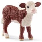 Schleich 13868 kalf rood wit, dierfiguur, Verzenden, Zo goed als nieuw, Boerderijdier, Beeldje of Figuurtje