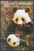 St. Tome et Principe postfris blok 280 gebruikt Dieren, Postzegels en Munten, Postzegels | Thematische zegels, Ophalen of Verzenden