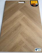 Visgraat Plak Pvc Domburg Natuur Toplaag 0,55 €24,95m2, Visgraat Plak Pvc dry-back vloeren, 75 m² of meer, Nieuw, Ophalen of Verzenden