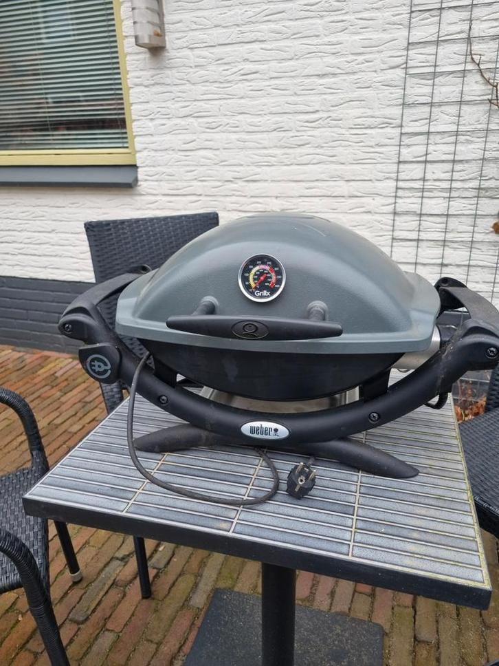 Weber Q1400 Elektrische BBQ, Tuin en Terras, Elektrische barbecues, Gebruikt, Ophalen