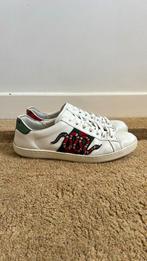 Gucci Ace Snake Sneakers maat 42,5, Wit, Ophalen of Verzenden, Sneakers of Gympen, Gucci