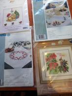 Kerst borduurpakketten+dmc borduurgaren/borduurzijde 50%af, Ophalen of Verzenden, Nieuw, Handborduren, Borduurgaren of Zijde