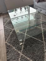 Gratis Glazen Tafel - Stijlvol en Modern, Ophalen, Gebruikt, 100 tot 150 cm, 50 tot 100 cm