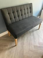 Woood eetkamer bank antraciet, Ophalen, Gebruikt, Minder dan 75 cm, Driepersoons