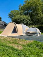 Karsten oppompbare tent Staalgrijs Family+ uitstekende staat, Caravans en Kamperen, Tenten, Ophalen, Zo goed als nieuw, Tot en met 5