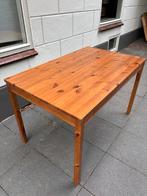 Leuke brocante landelijk grenen houten eettafel 74x118 cm, Huis en Inrichting, Tafels | Eettafels, Ophalen, Gebruikt, 100 tot 150 cm