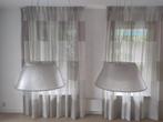 2 designlampen Flos “Romeo Moon” S2, Philip Stark, Huis en Inrichting, Lampen | Hanglampen, Ophalen, Gebruikt, 50 tot 75 cm, Glas
