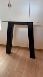 2x stalen zwarte poten voor tafel of bureau!, Ophalen, Zo goed als nieuw, Overige typen