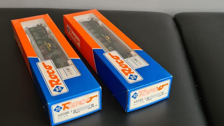ROCO 2 Rijtuigen "Vallée de Joux", Hobby en Vrije tijd, Modeltreinen | H0, Zo goed als nieuw, Wagon, Wisselstroom, Roco, Verzenden