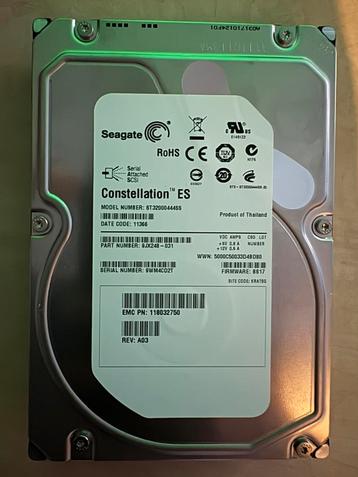 6x Seagate ST32000444SS 2TB Enterprise SAS Drives beschikbaar voor biedingen
