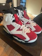 Air Jordan 6 Carmine 2021 - Maat 41 - Zo goed als nieuw!, Ophalen, Zo goed als nieuw, Wit, Sneakers of Gympen