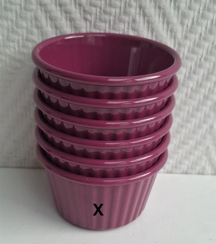 T001 Ultrapro bakjes, cupcakes, Tupperware, Huis en Inrichting, Keuken | Tupperware, Nieuw, Schaal, Paars, Ophalen of Verzenden