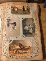 Groot album met verzameling antieke ansichtkaarten, Verzamelen, Ophalen of Verzenden, Voor 1920, Gelopen