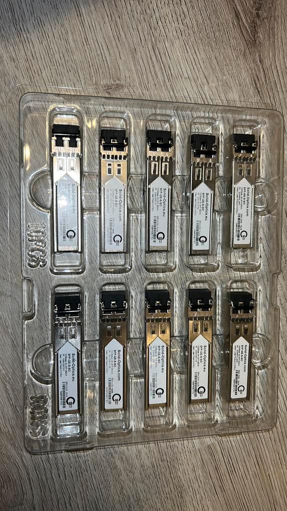 Solid optics GLC-SX-MM-SO / GE-S-SO, Computers en Software, Netwerk switches, Gebruikt, Ophalen of Verzenden