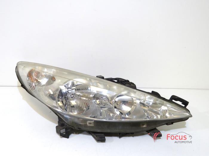 Koplamp rechts van een Peugeot 207, Auto-onderdelen, Verlichting, Peugeot, Gebruikt, 6 maanden garantie, 12 maanden garantie, Ophalen of Verzenden