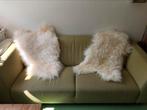 2x echte schapenvacht eco product, Huis en Inrichting, Woonaccessoires | Plaids en Woondekens, Ophalen of Verzenden, Zo goed als nieuw