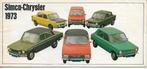 Programma Simca Chrysler incl. Matra 530 LX, 1973 (NL)., Nieuw, Overige merken, Ophalen of Verzenden, Chrysler Nederland