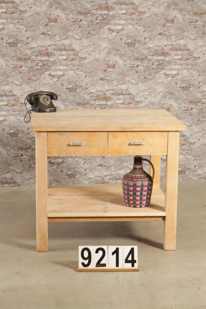 vintage sidetable nr9214, Huis en Inrichting, Tafels | Sidetables, Nieuw, 75 cm of meer, 100 tot 150 cm, Rechthoekig, Grenenhout