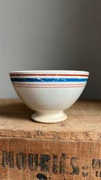 Franse spoelkom rode en blauwe streep, Ophalen of Verzenden