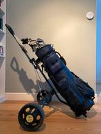 Golftas inclusief trolley en clubs, Overige merken, Set, Zo goed als nieuw, Ophalen