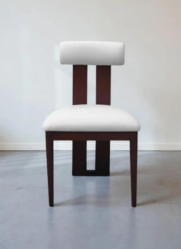 Japandi Stoel Takai, Huis en Inrichting, Stoelen, Nieuw, Vijf, Zes of meer stoelen, Hout, Stof, Bruin, Ophalen of Verzenden