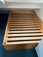 Houten bed, Ophalen, Gebruikt, 210 cm, 140 cm