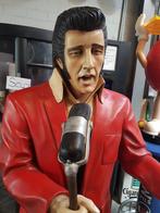 Elvis Presley beeld Polystone microfoon, Zo goed als nieuw, Ophalen