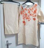 Mast S katoen pak jurk met broek indiase Turkse zomer's pak, Kleding | Dames, Overige typen, Beige, Nieuw, Ophalen of Verzenden